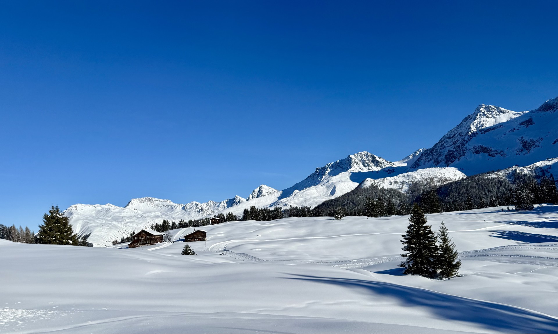Winterlandschaft in Maran